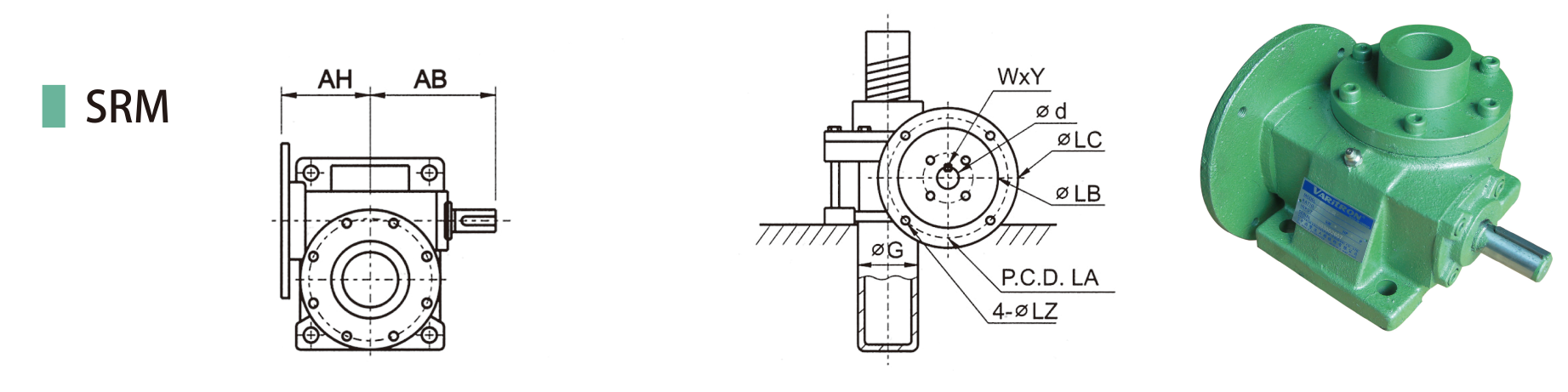 Varitron Srm Spiral Screw Rod Actuators